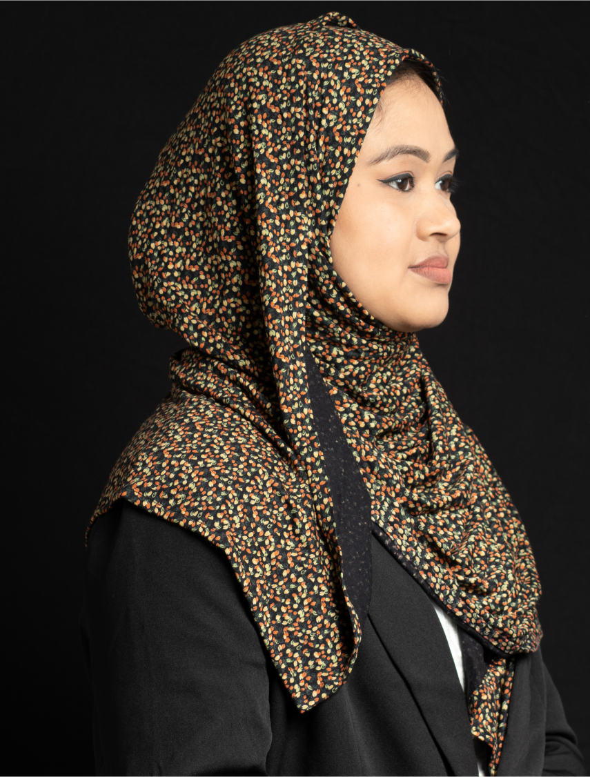 Floral Jersey Scarf